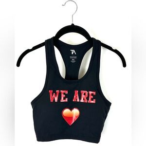 Tracy Anderson Black Sports Bra Top